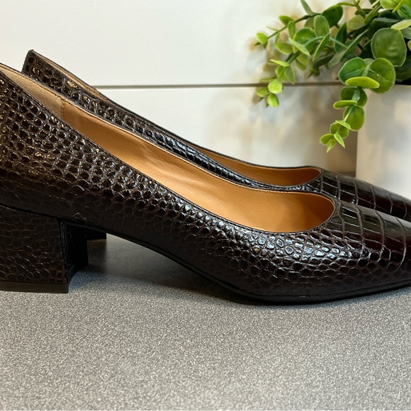 AQUATALIA Size 8 Brown Snake Pattern. Made in Italy. EUC. - Picture 4 of 14